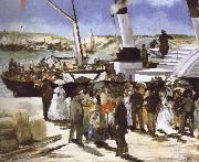 Edouard Manet, The Departure of the folkestone Boat